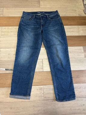 Old Navy Women's Dark Blue Straight Jeans